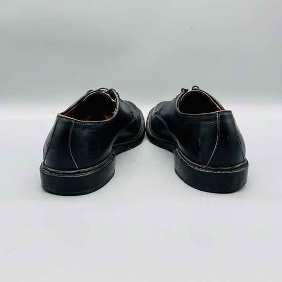 Allen Edmonds Shoes Mens 10.5 Black Leather Split Toe Derby Oxford Dress Classic main image 7